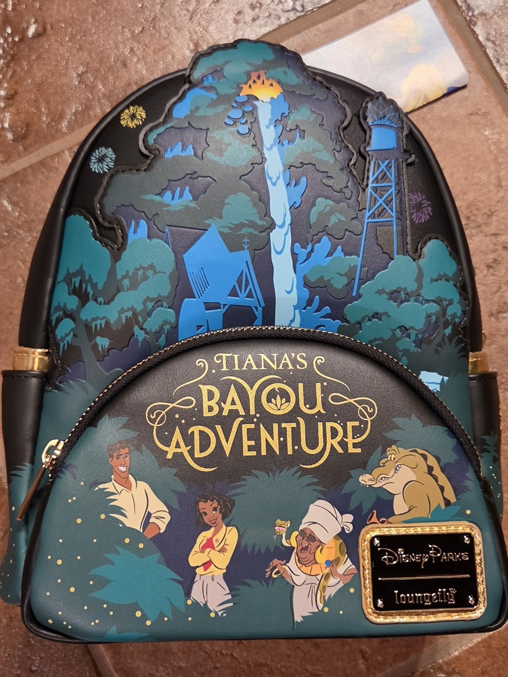 Loungefly Disney Parks Tiana's Bayou Adventure Mini Backpack NWT